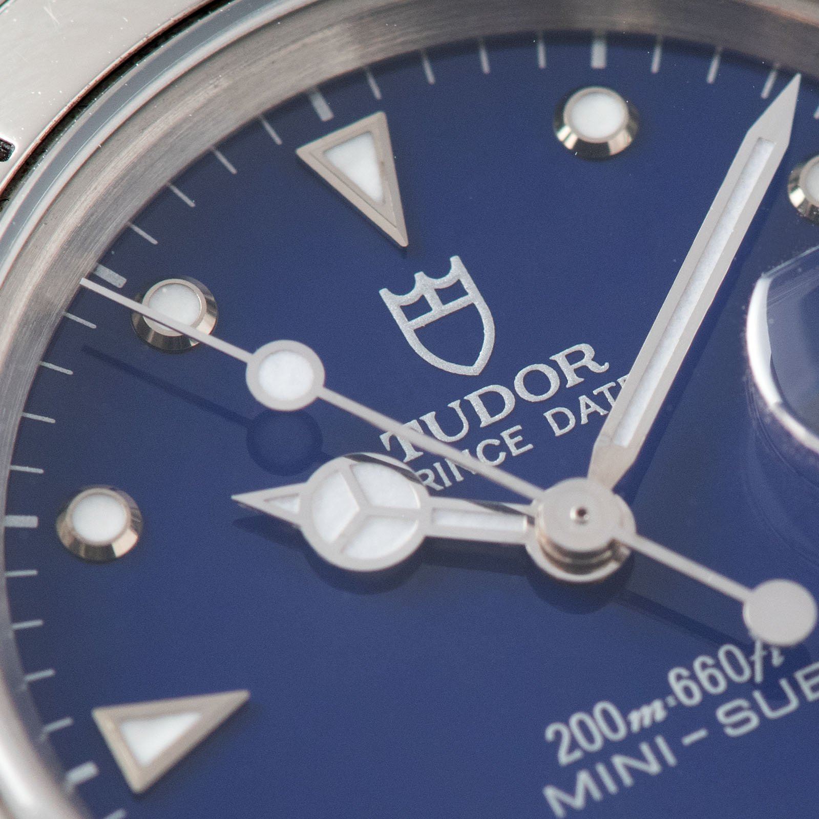 Tudor Submariner Prince Date Gloss Blue Dial Reference 73190