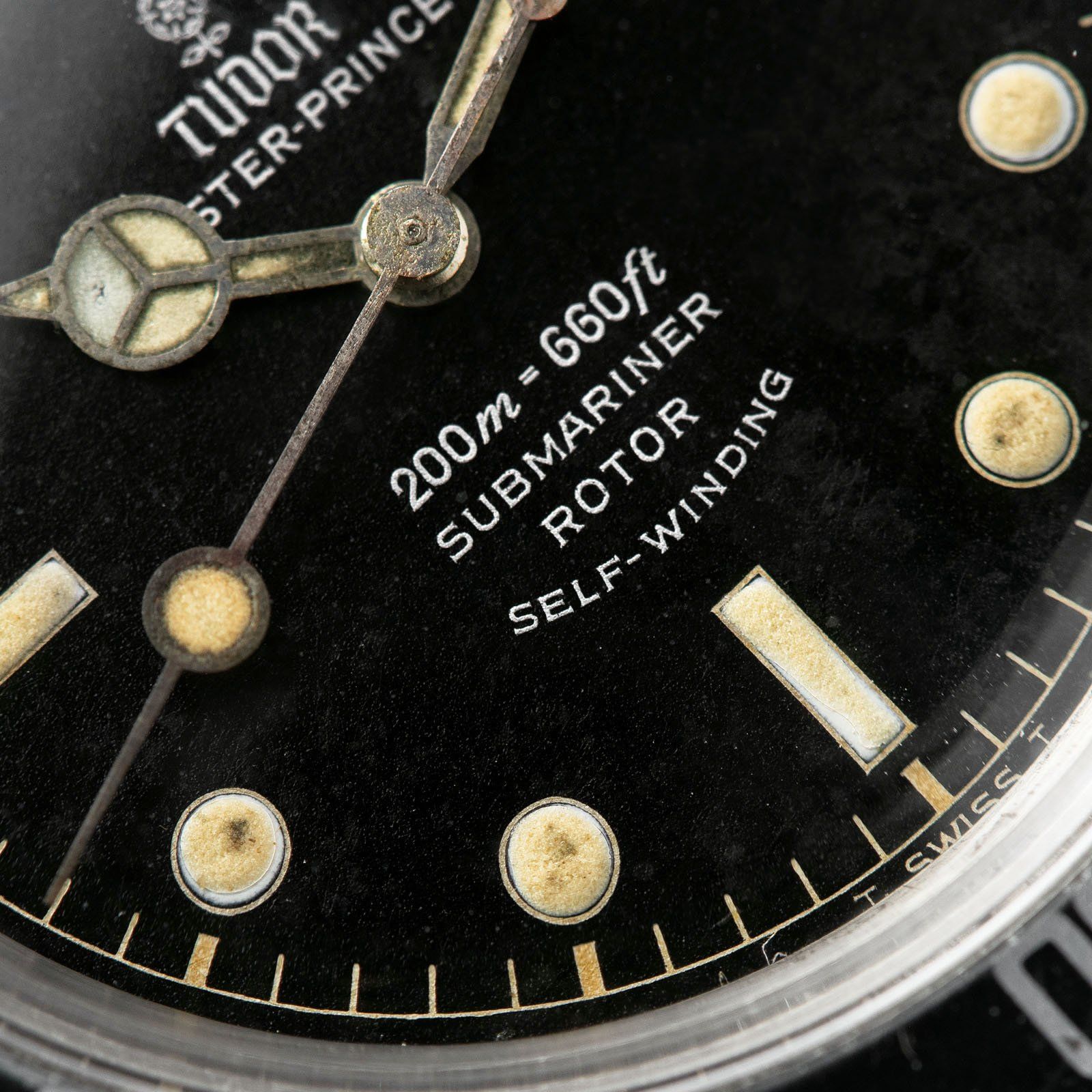 Tudor Submariner Ref 7928 Gilt Chapter Ring Original Owner