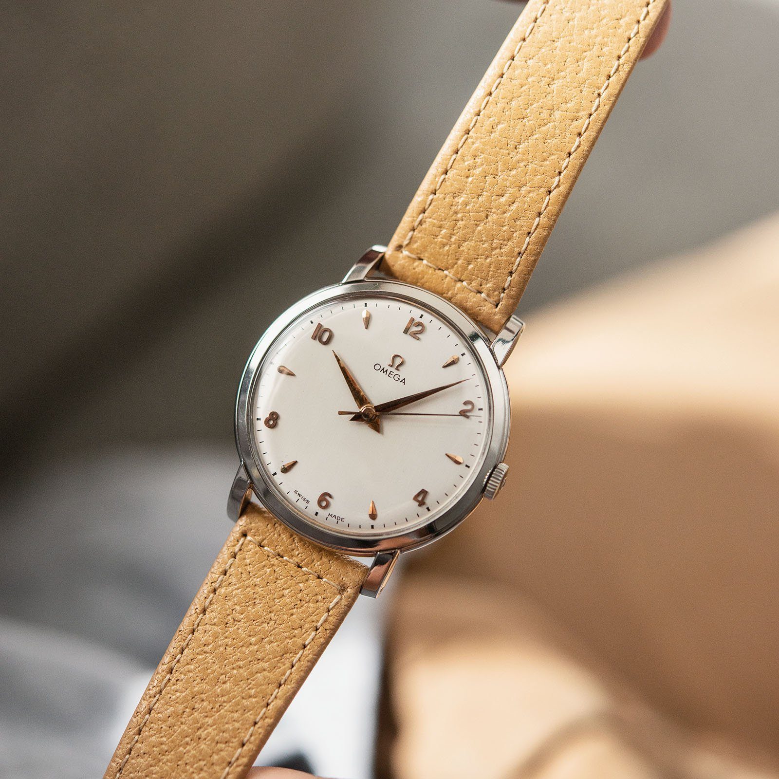 Omega Oversize Steel Dress Watch Reference 2545-1