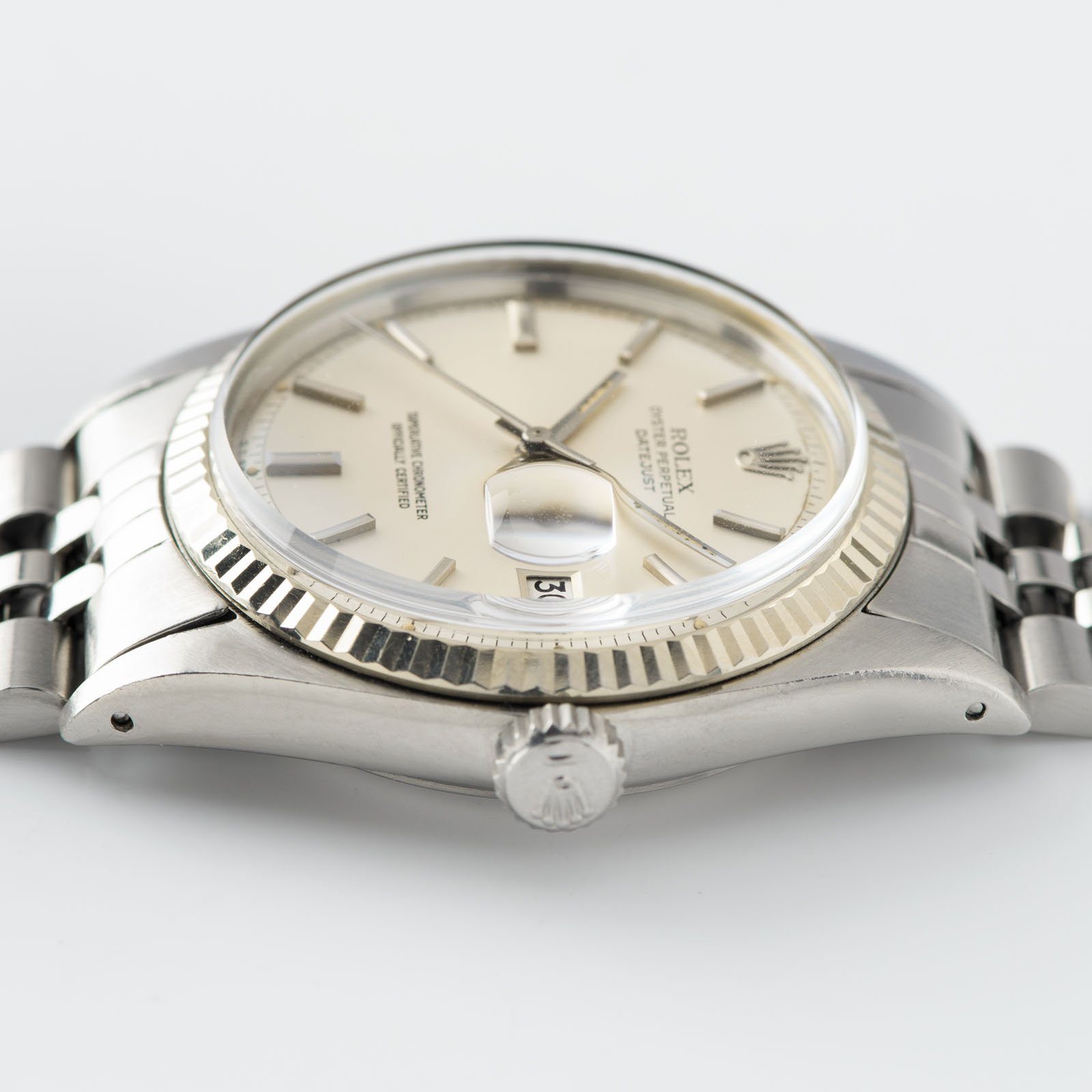 Rolex Datejust 1601 Silver Sigma Dial 