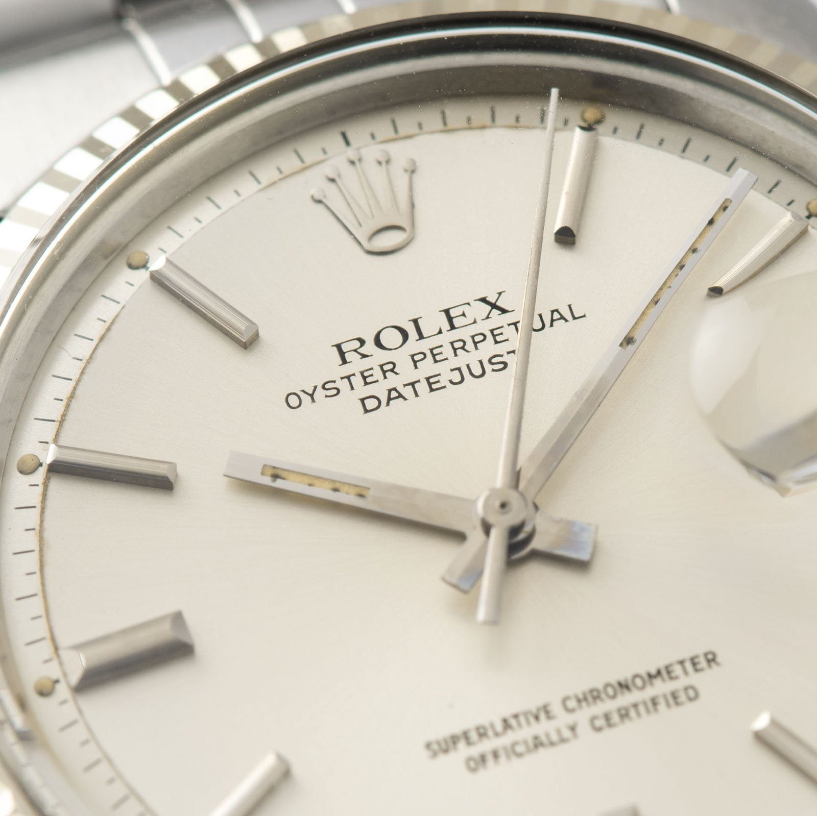 Rolex Datejust 1601 Silver Sigma Dial 