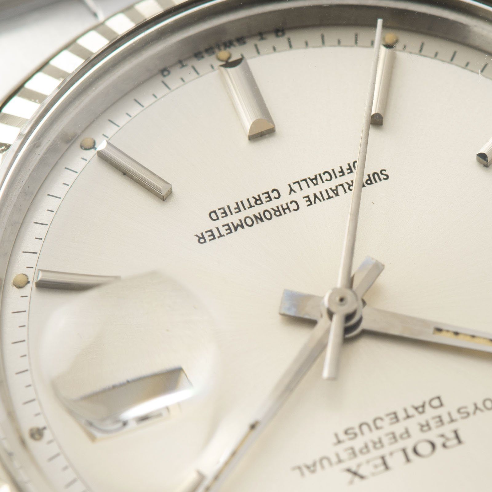 Rolex Datejust 1601 Silver Sigma Dial 