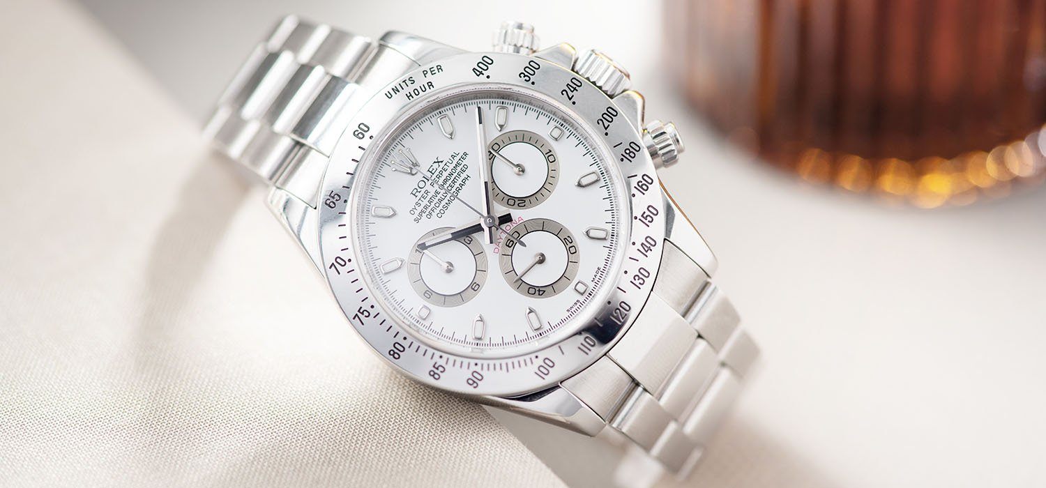 Rolex Daytona Steel 116520 White Dial with Guarantee