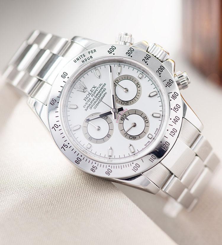 Rolex Daytona Steel 116520 White Dial with Guarantee