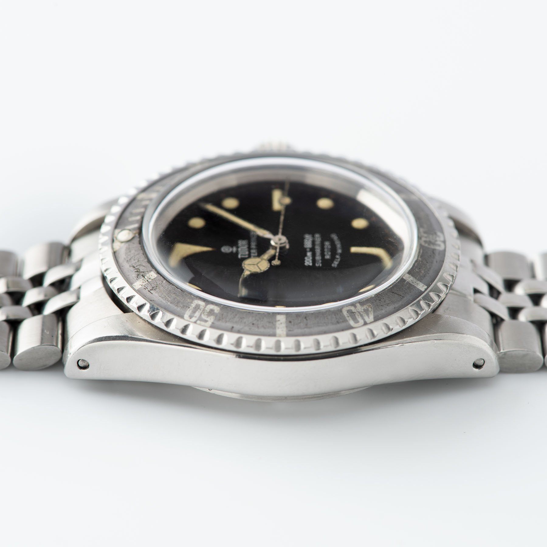 Tudor Submariner Ref 7928 Gilt Minute Track Faded Bezel