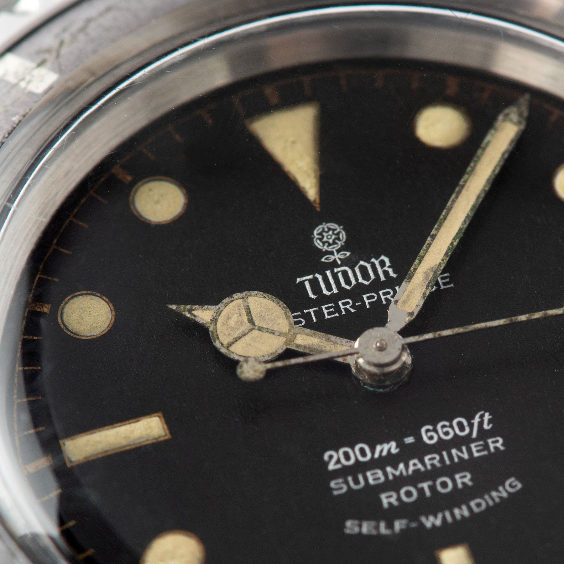 Tudor Submariner Ref 7928 Gilt Minute Track Faded Bezel