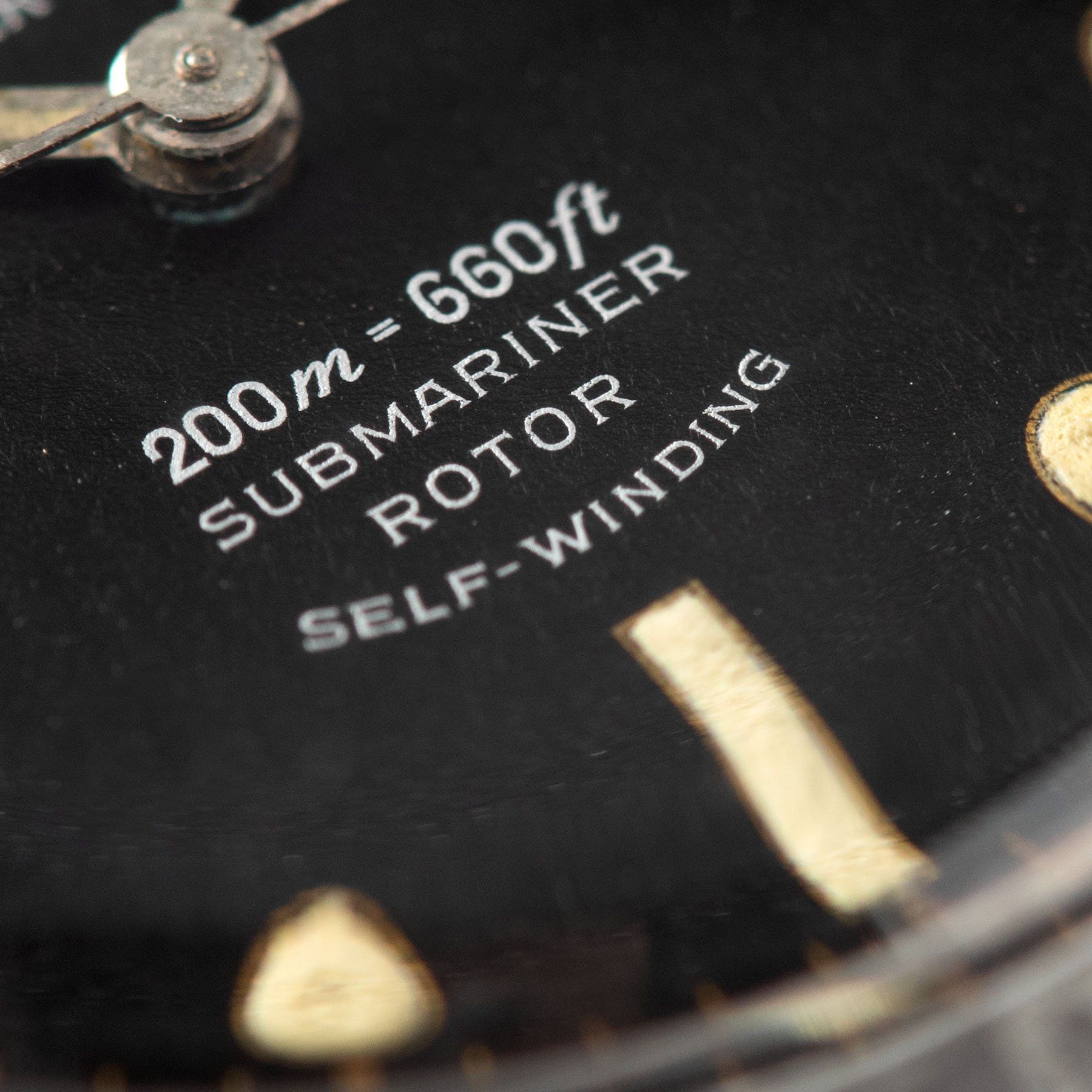 Tudor Submariner Ref 7928 Gilt Minute Track Faded Bezel