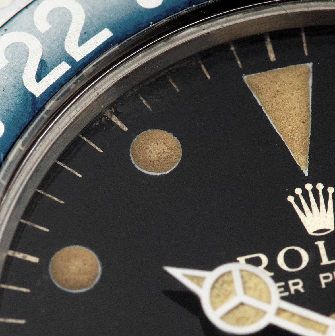 Rolex 1675 Gilt Dial GMT Master Faded Insert