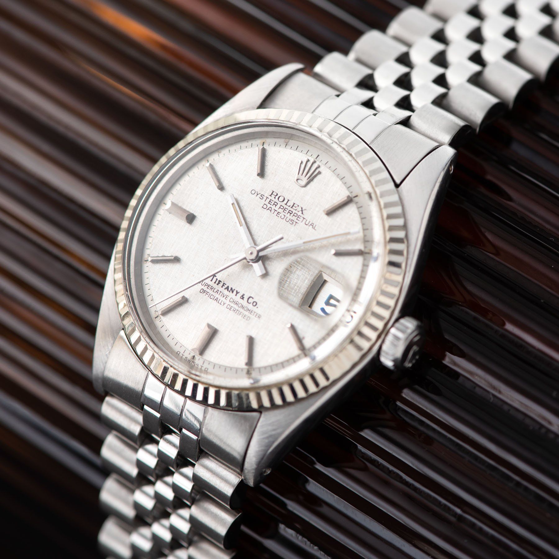 Rolex Datejust Tiffany Dial Reference 1601