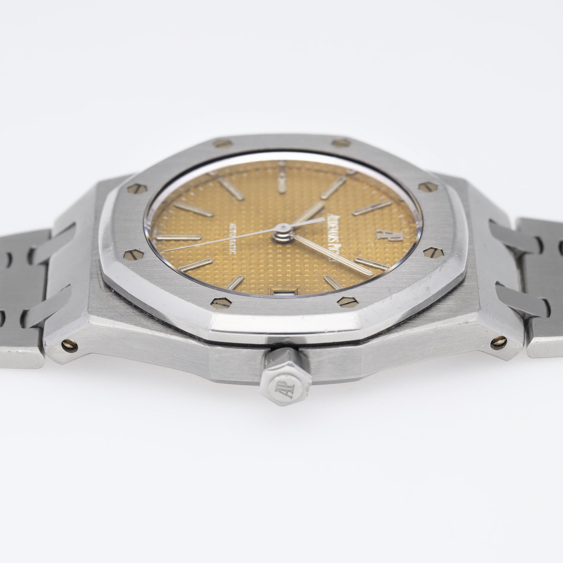 AUDEMARS PIGUET ROYAL OAK 14790 CARAMEL TROPICAL Zifferblatt Mit Papieren