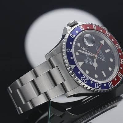 ROLEX GMT-MASTER 16700 TRITIUM Zifferblatt mit Box und Broschüre