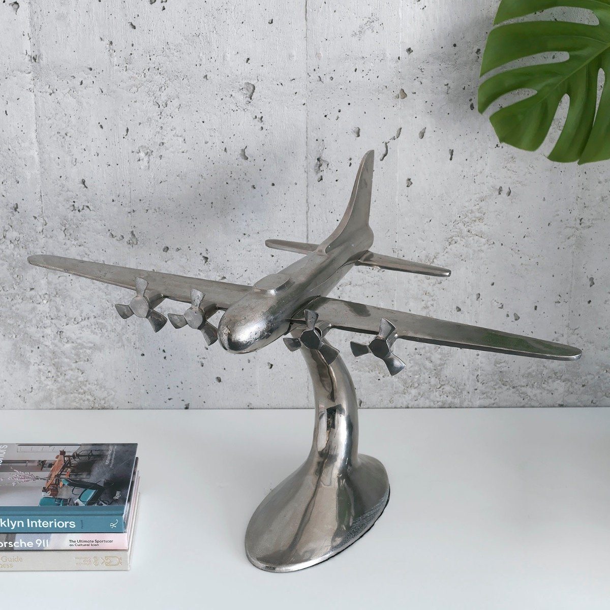 Vintage 1960s Huge Aluminium Air Plane Model