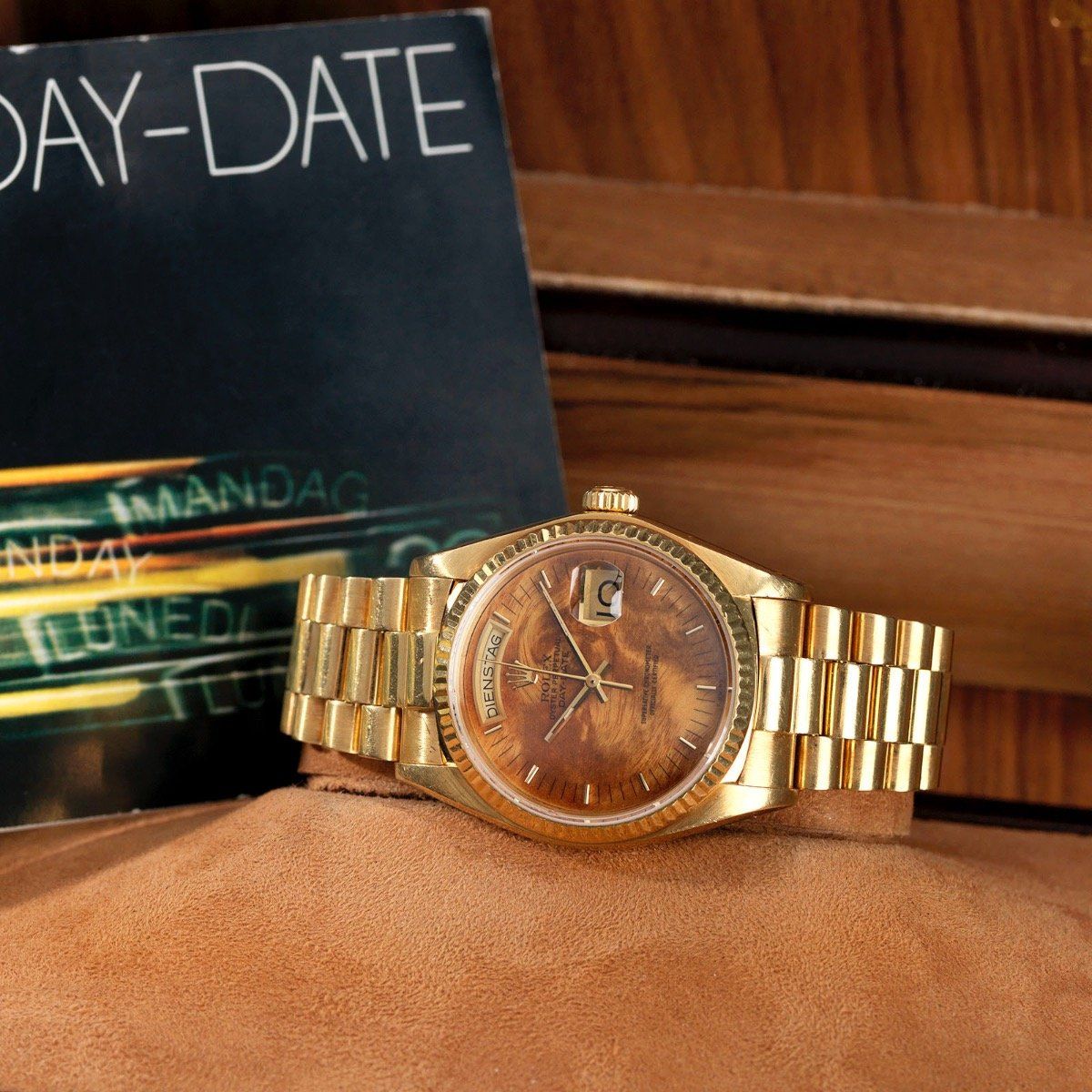 Rolex Day-Date Wood Dial 18038