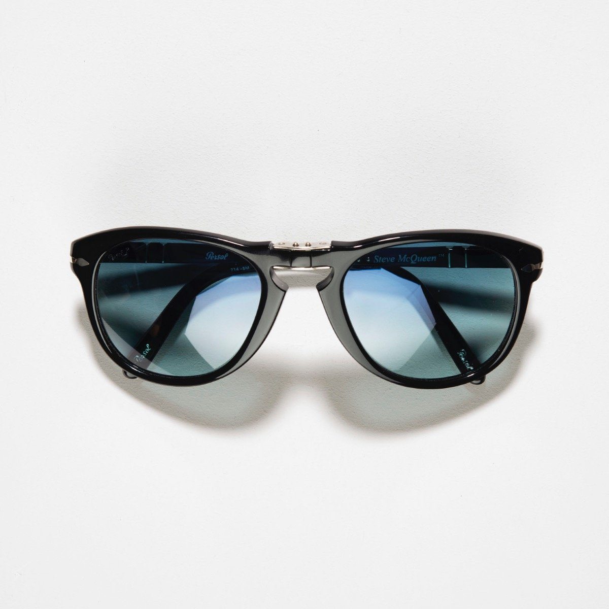 Retro Persol 714SM - Steve McQueen - Black Sunglasses