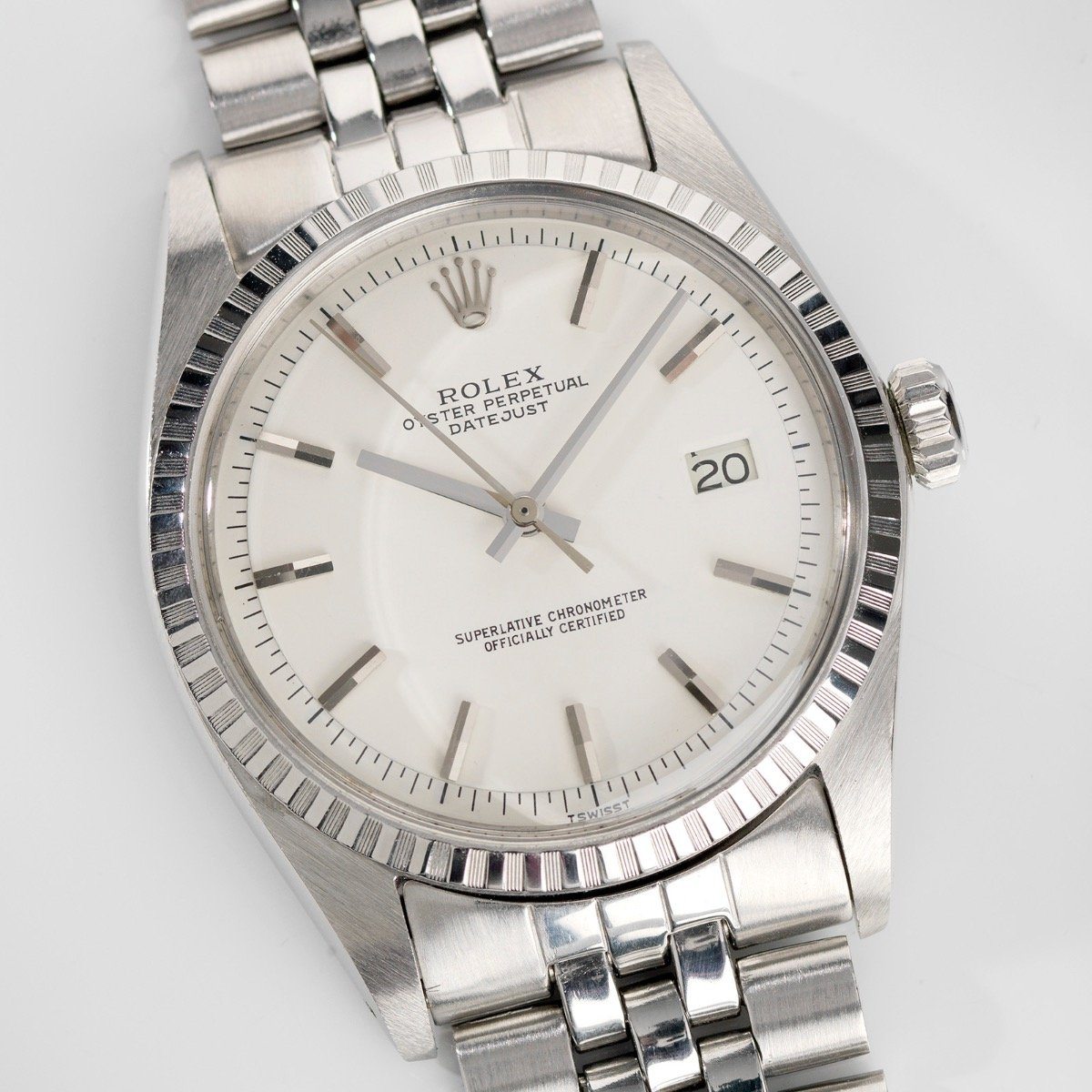 Rolex Datejust White Non Lume Dial 1603