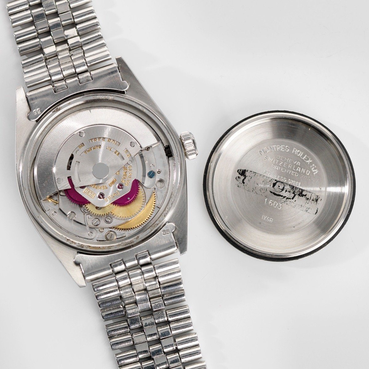Rolex Datejust White Non Lume Dial 1603