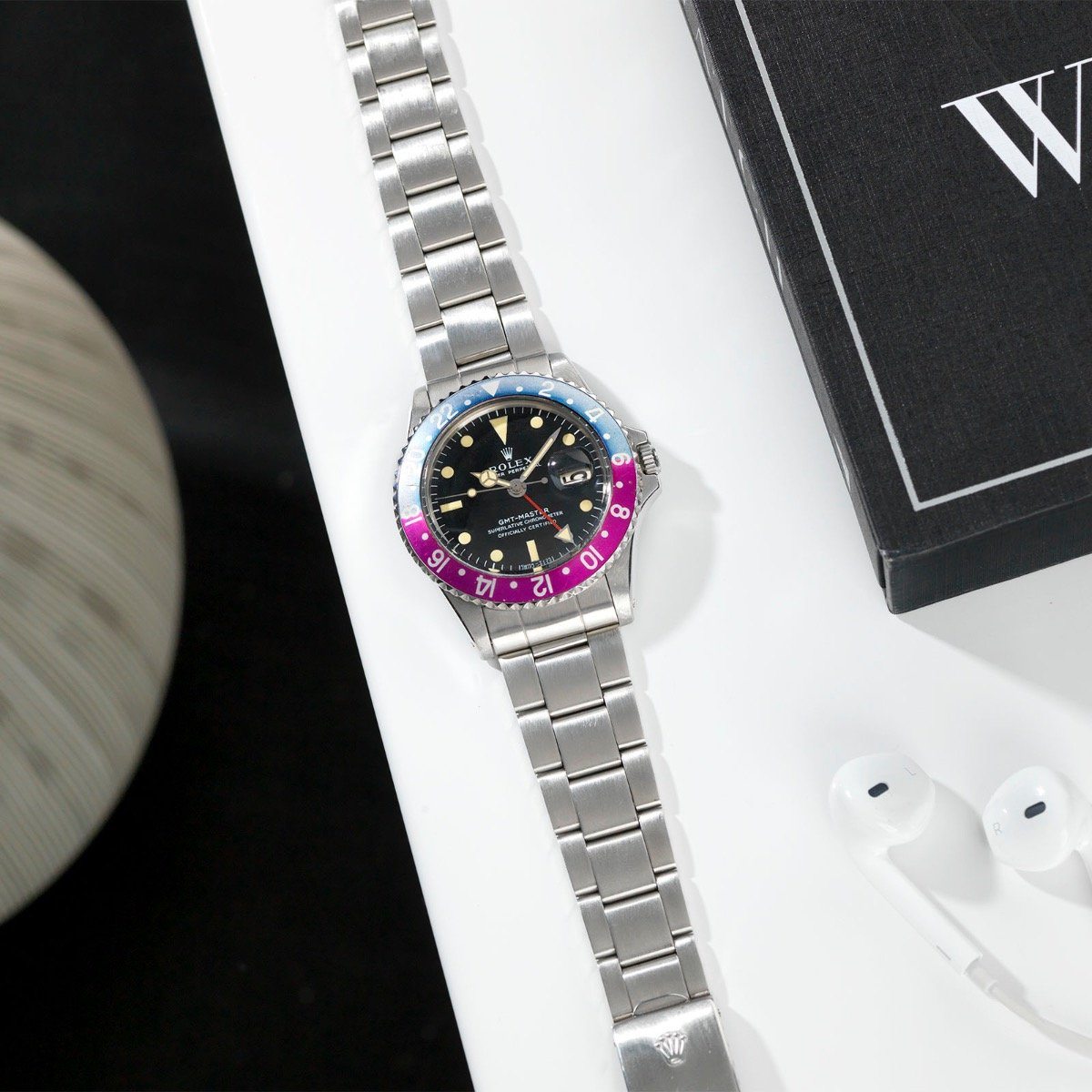 Rolex 1675  Mk1 Pink Lady GMT Master Long E