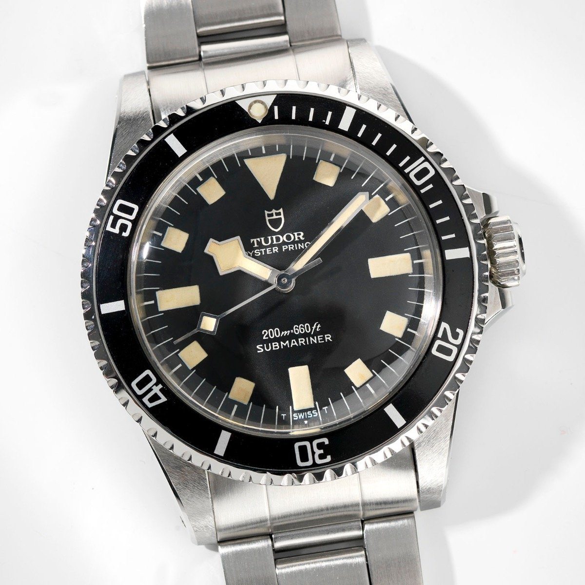 Tudor Submariner Black Snowflake no date Reference 7016 –collectors set