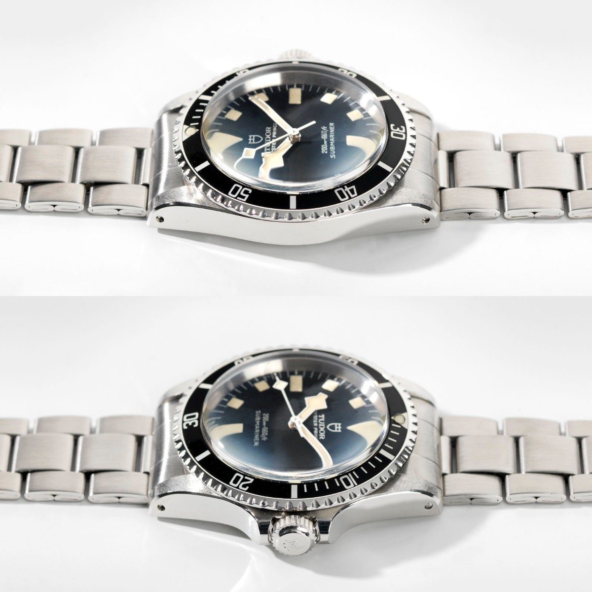 Tudor Submariner Black Snowflake no date Reference 7016 –collectors set