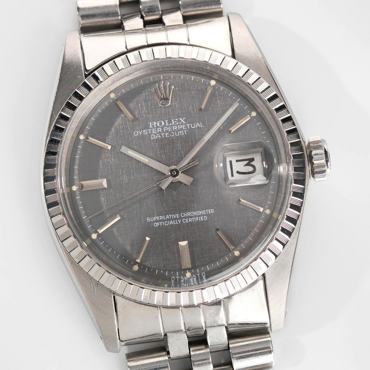 Rolex Datejust Grey Linen ‘Sigma’ Dial 1603