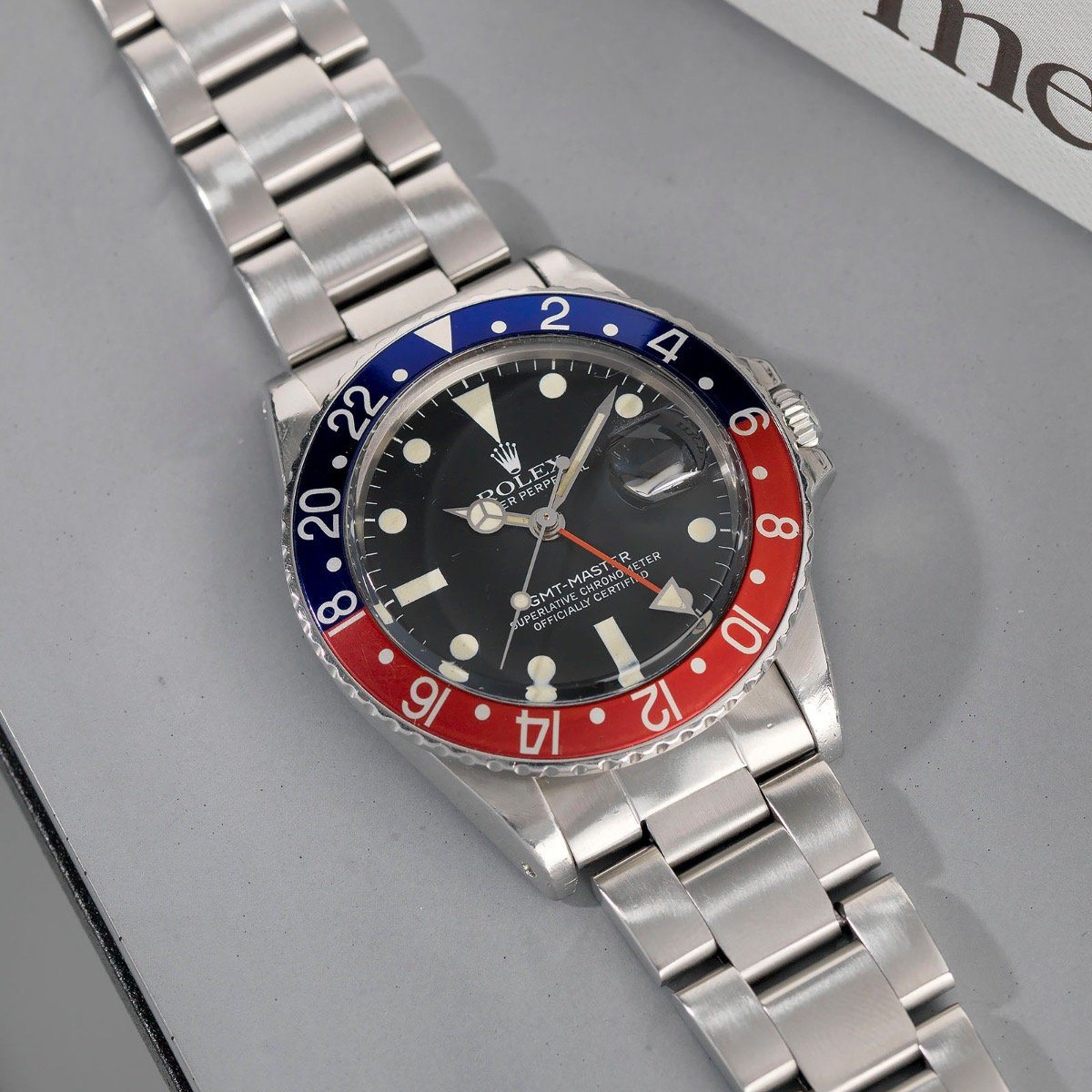Rolex 16750  Matte Dial GMT Master Pepsi