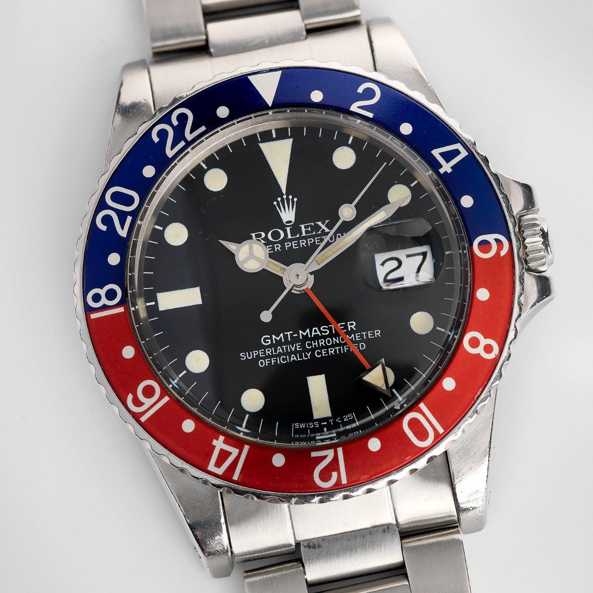 Rolex 16750  Matte Dial GMT Master Pepsi