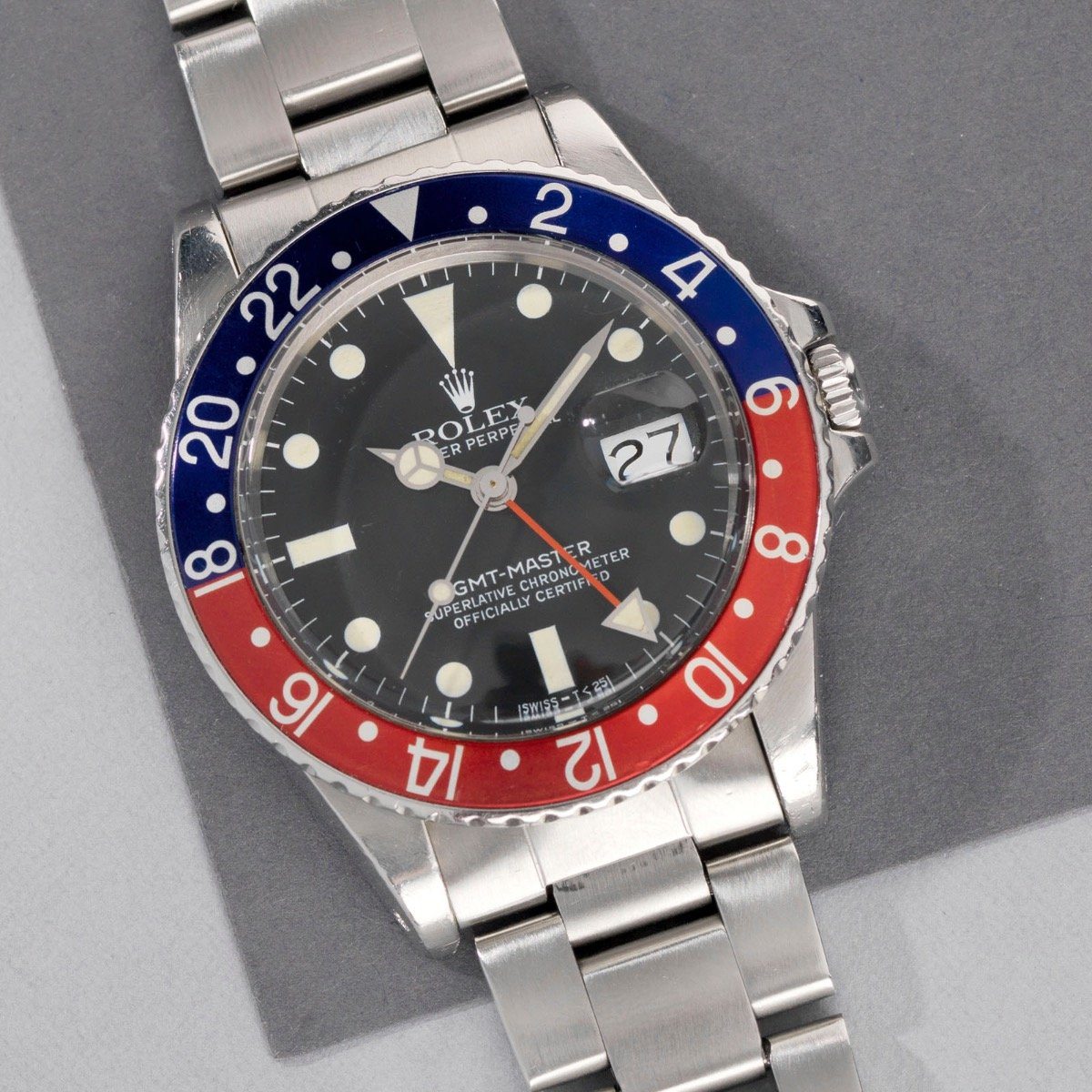 Rolex 16750  Matte Dial GMT Master Pepsi