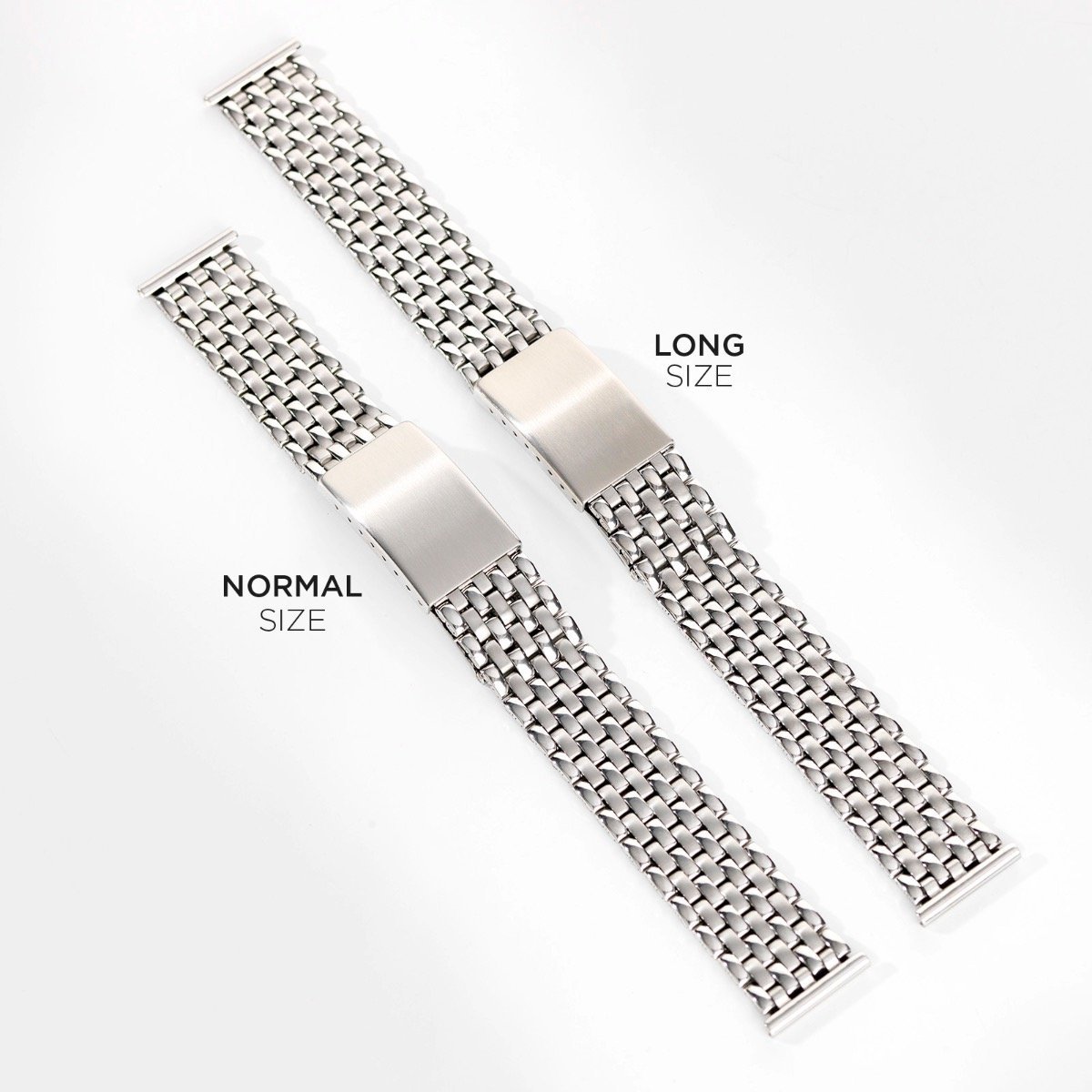 Tudor Beads Of Rice Straight End Link Steel Watch Bracelet
