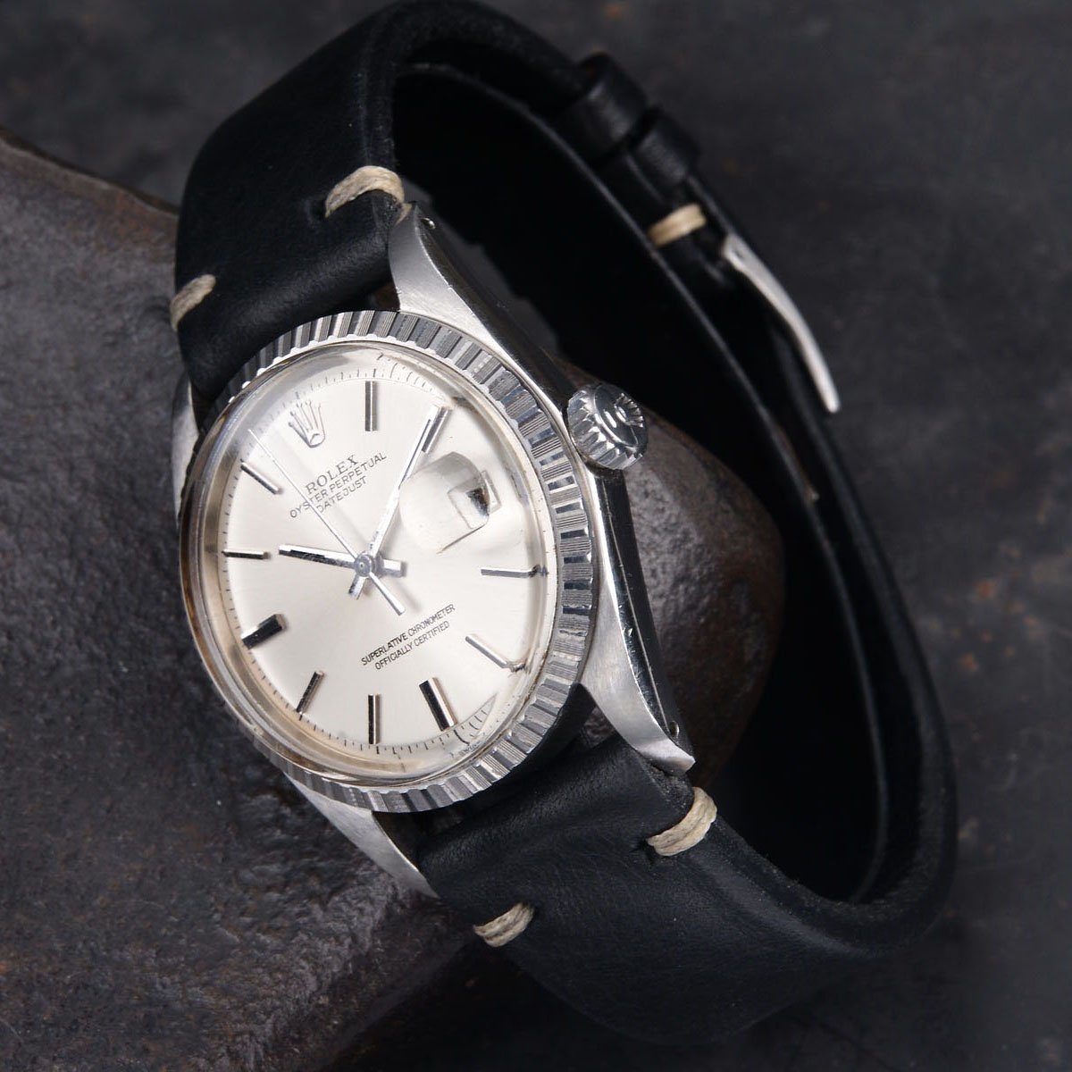 ROLEX 1603 DATEJUST SILVER DIAL 1978