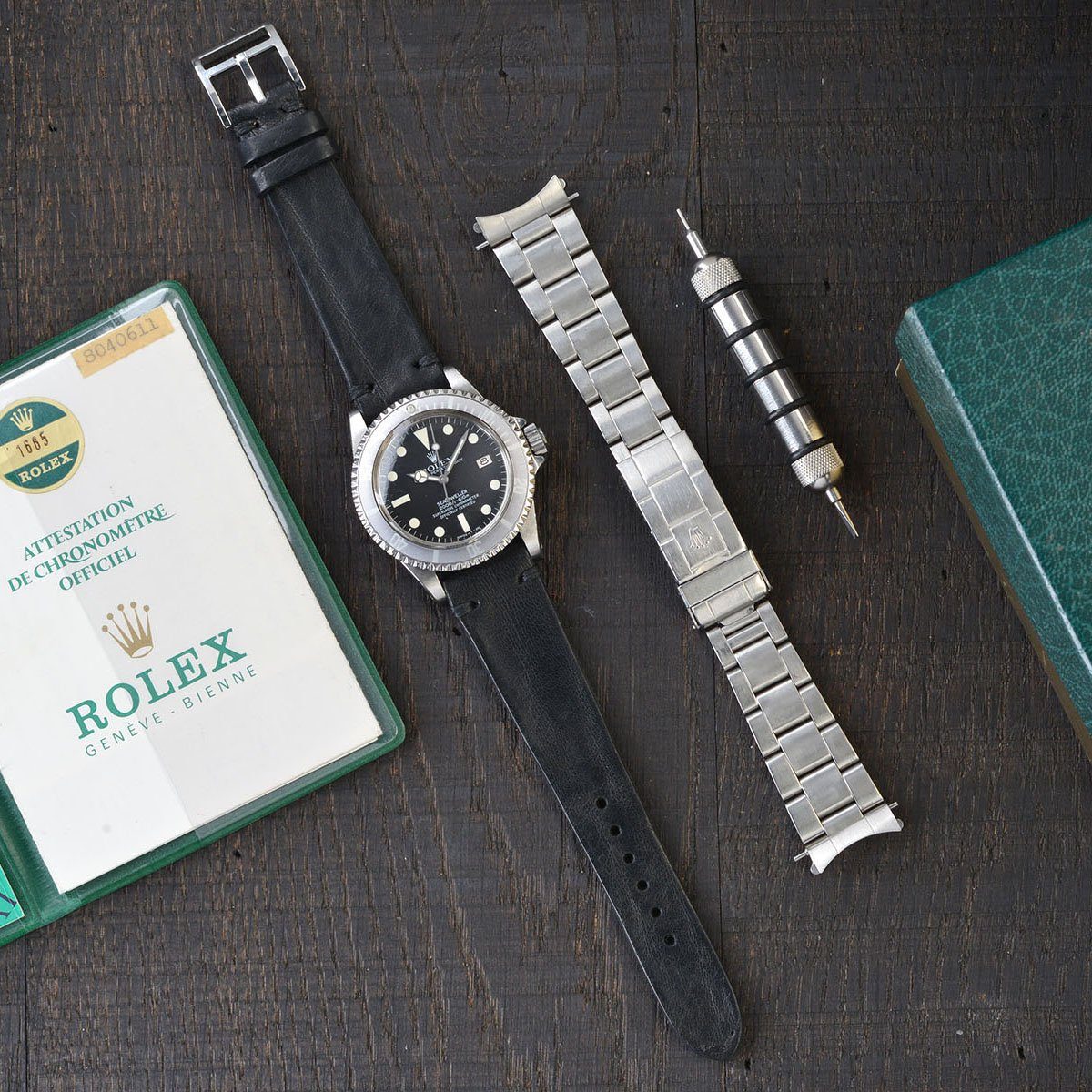 ROLEX 1665 SEADWELLER BIG WHITE B + P