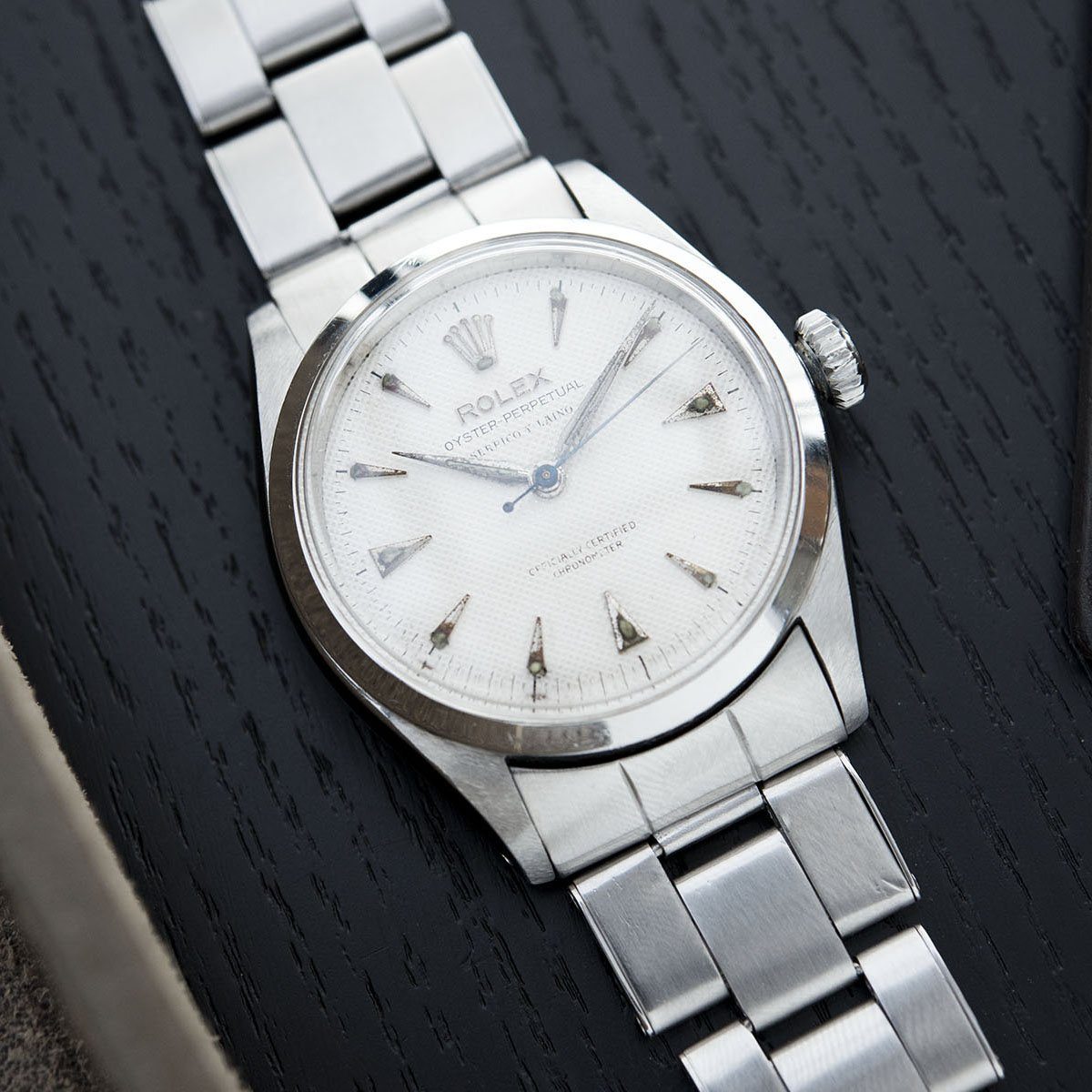 ROLEX OYSTER PERPETUAL SERPICO Y LAINO HONEYCOMB DIAL