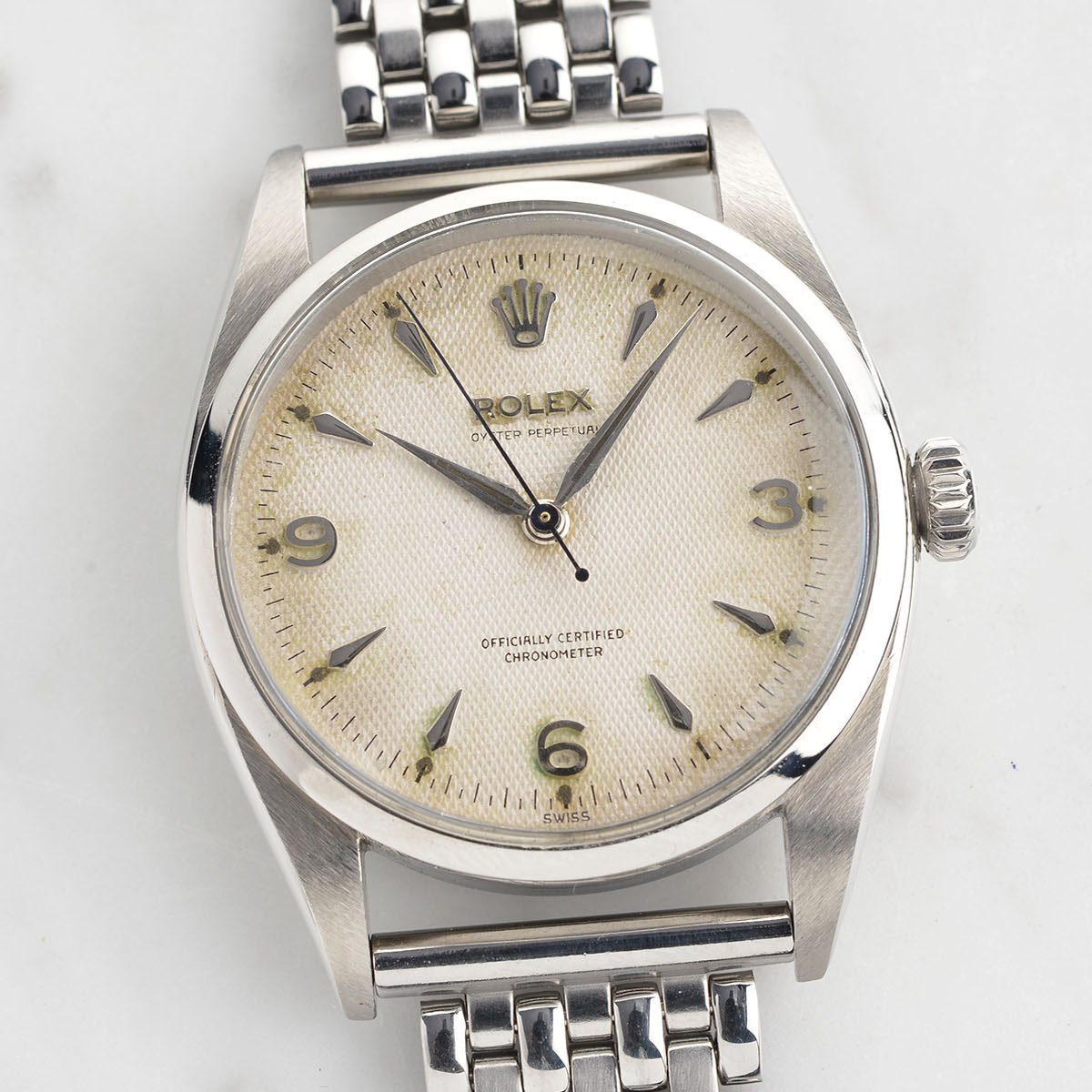 ROLEX 6352 PRE-EXPLORER OVETTONE WAFFLE DIAL