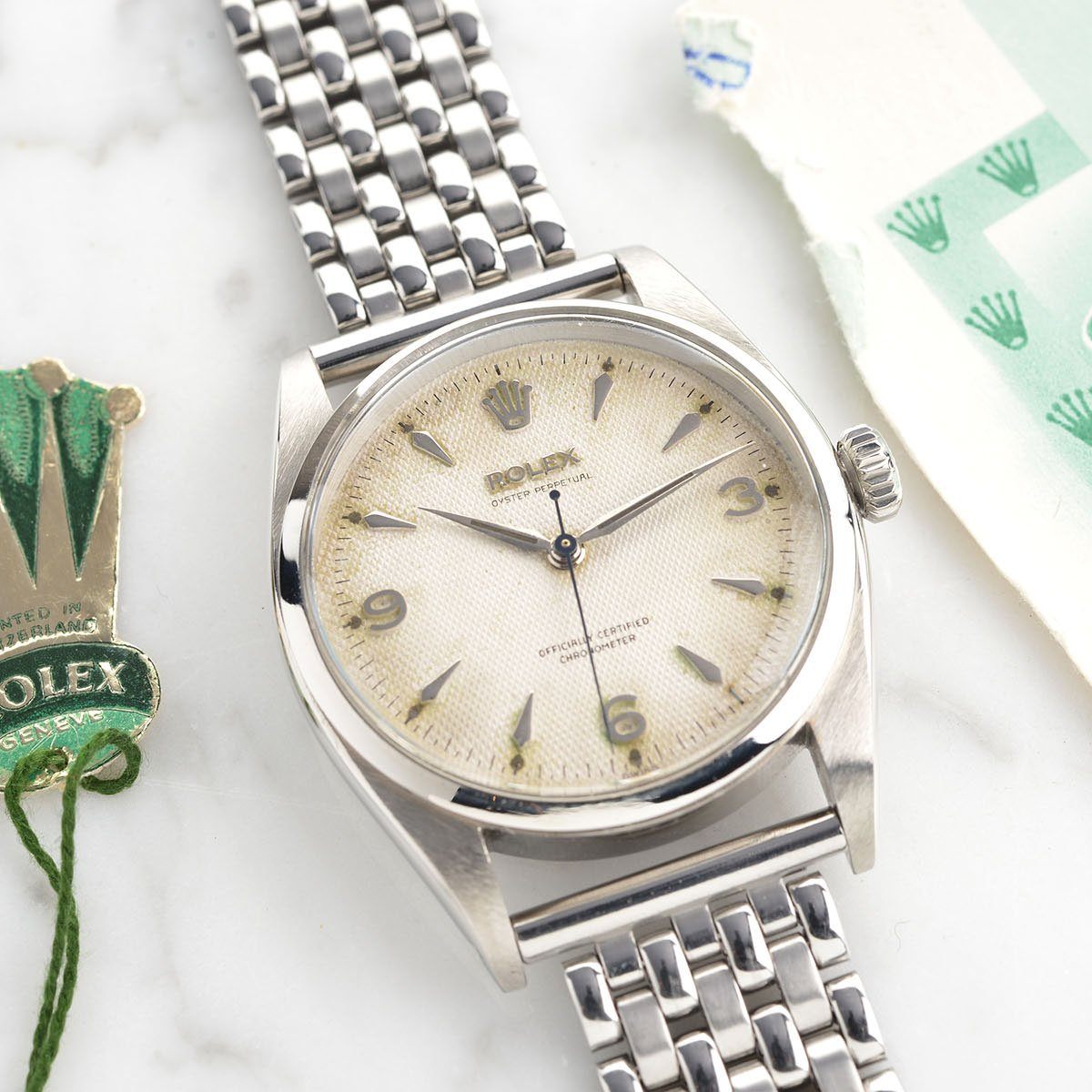 ROLEX 6352 PRE-EXPLORER OVETTONE WAFFLE DIAL