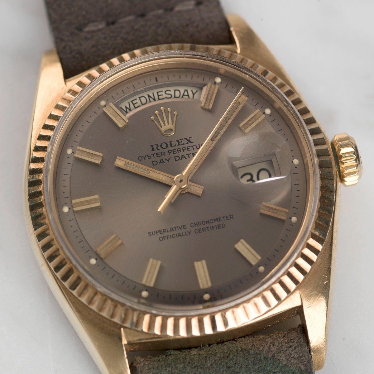 ROLEX DAY DATE 1803 GREY WIDE BODY